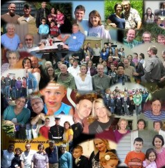 people collage