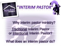 Why  Interim Pastor Ministry ?